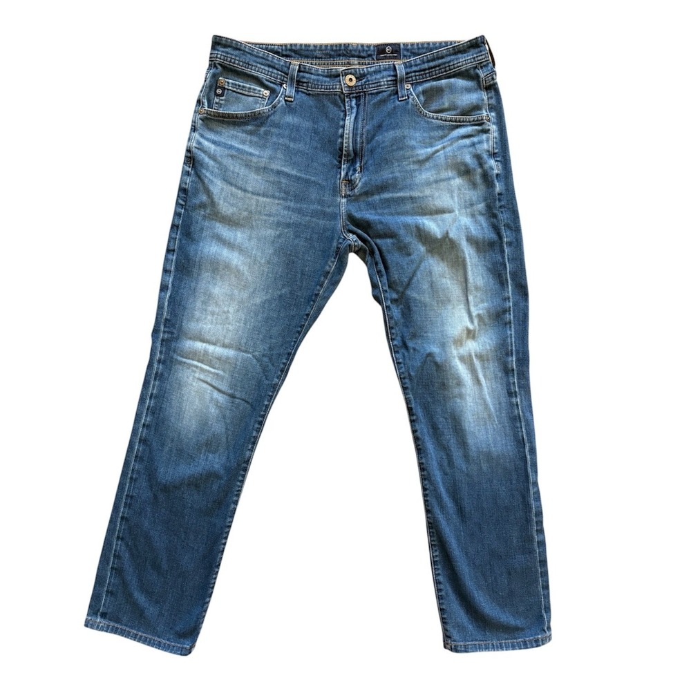 AG Adriano Goldschmied Everett Slim Straight Jeans Mens 35x28 *Hemmed to 28*